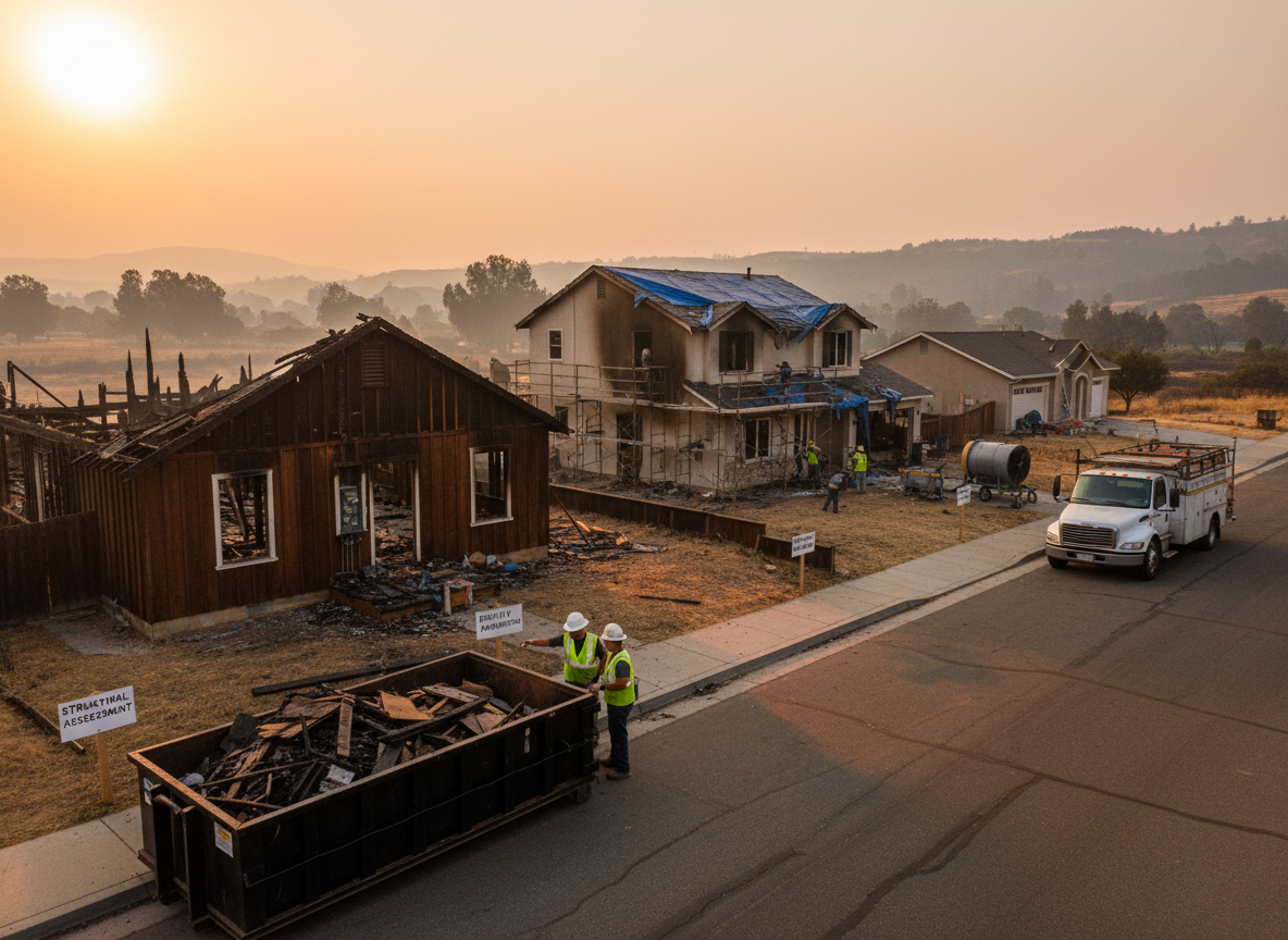 Cost Factors for Fire Damage Repairs in Patton California