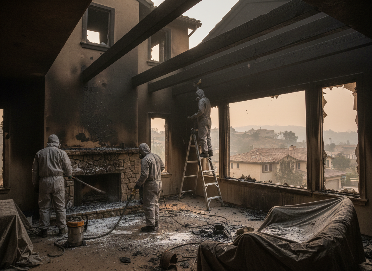 How to Remove Soot From Patton Homes After Wildfires