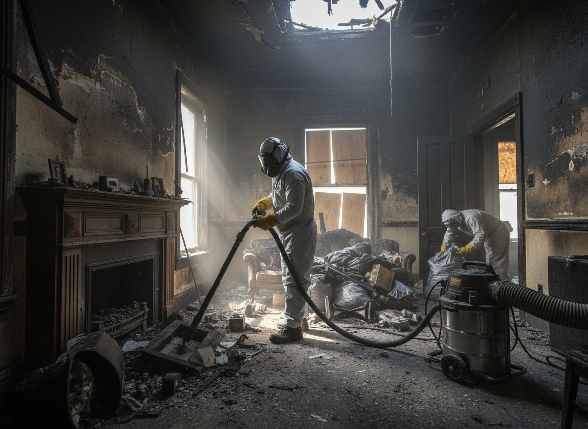 Fire Damage Restoration in Fontana