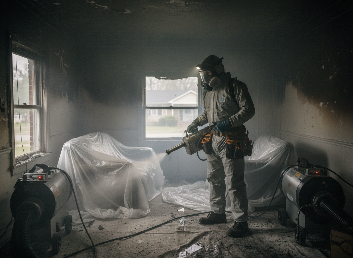 Odor Removal After Fire in Patton, CA