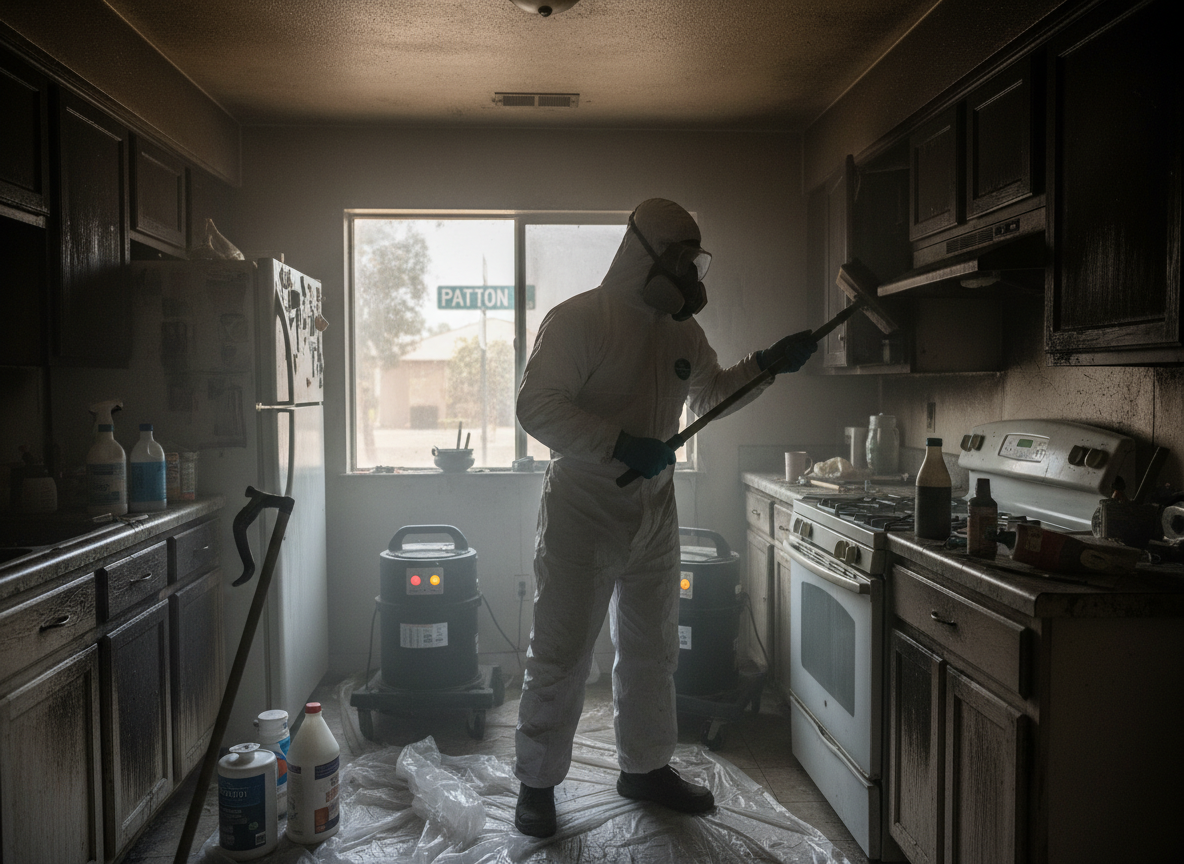 Smoke Damage Restoration in Patton, CA